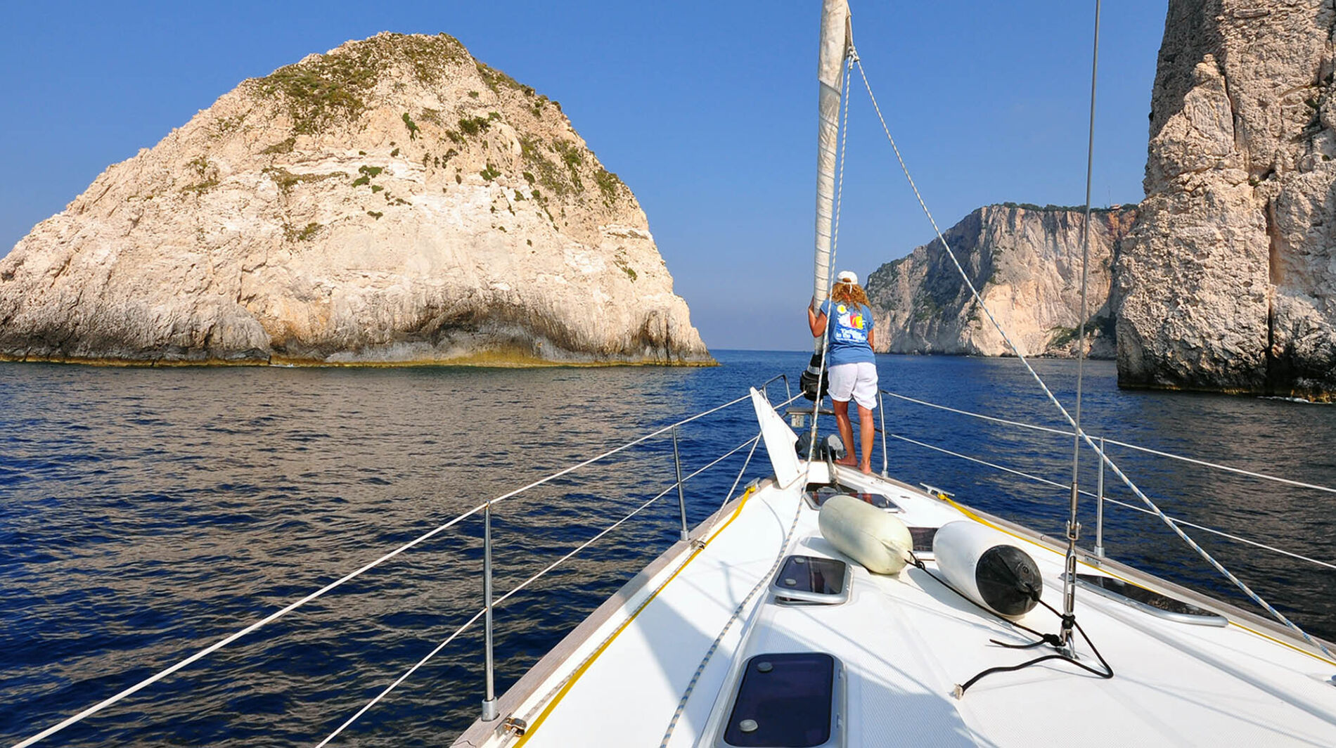 Aboard Ionian islands